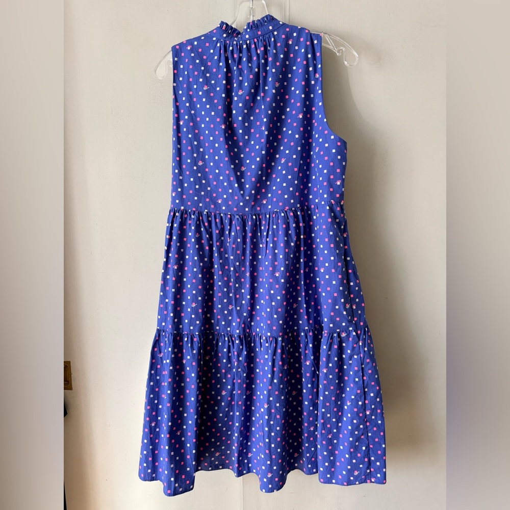 Lilly Pulitzer Blue and Pink Patterned dress 100% cotton - Picture 3 of 4